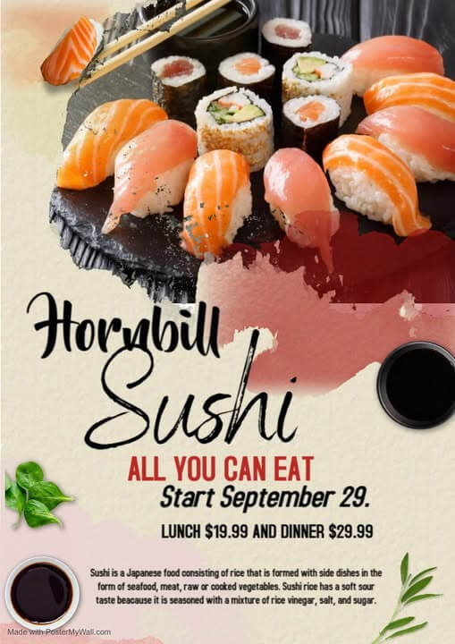 Hornbill Sushi and Asian Fusion