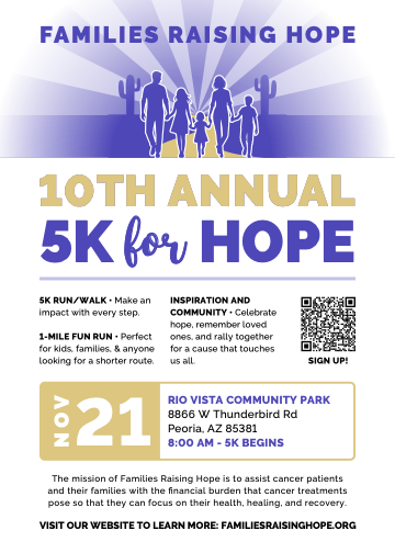Families Raising Hope Turns 10: Join the 5K for Hope