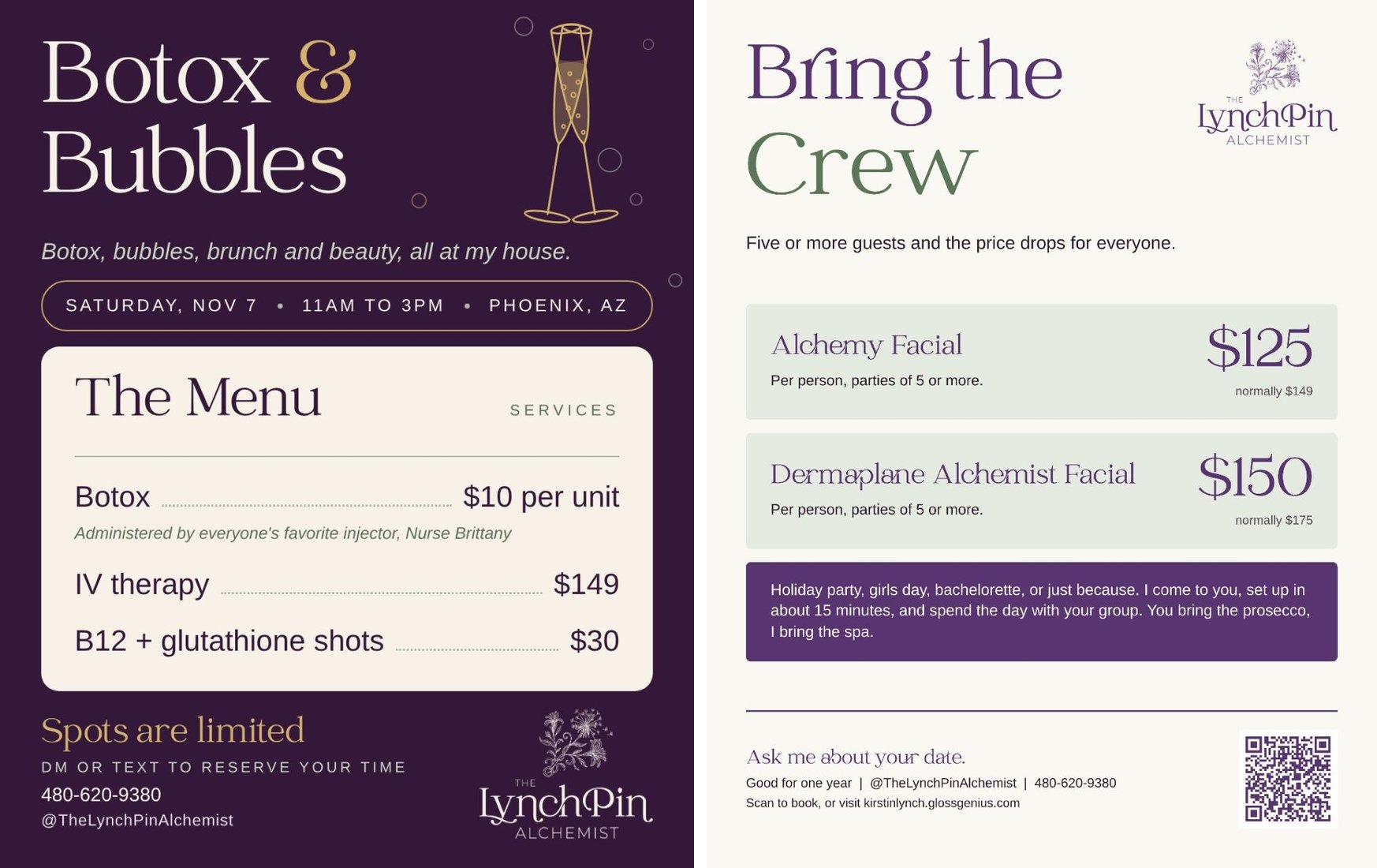 Botox, Bubbles and Brunch at Kirstin's