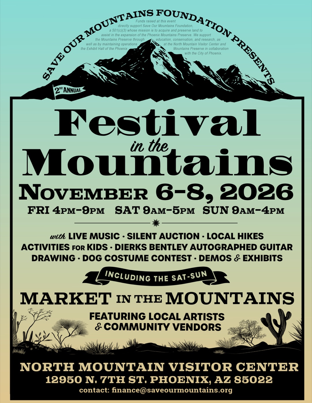 Festival in the Mountains, Save Our Mountains Foundation